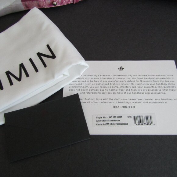 BRAHMIN Duxbury Tea Rose ,  new with tags - Picture 2 of 11